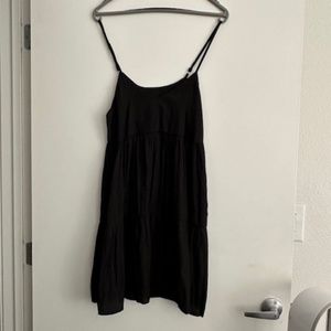 KaiAloha Black Spaghetti Strap Dress